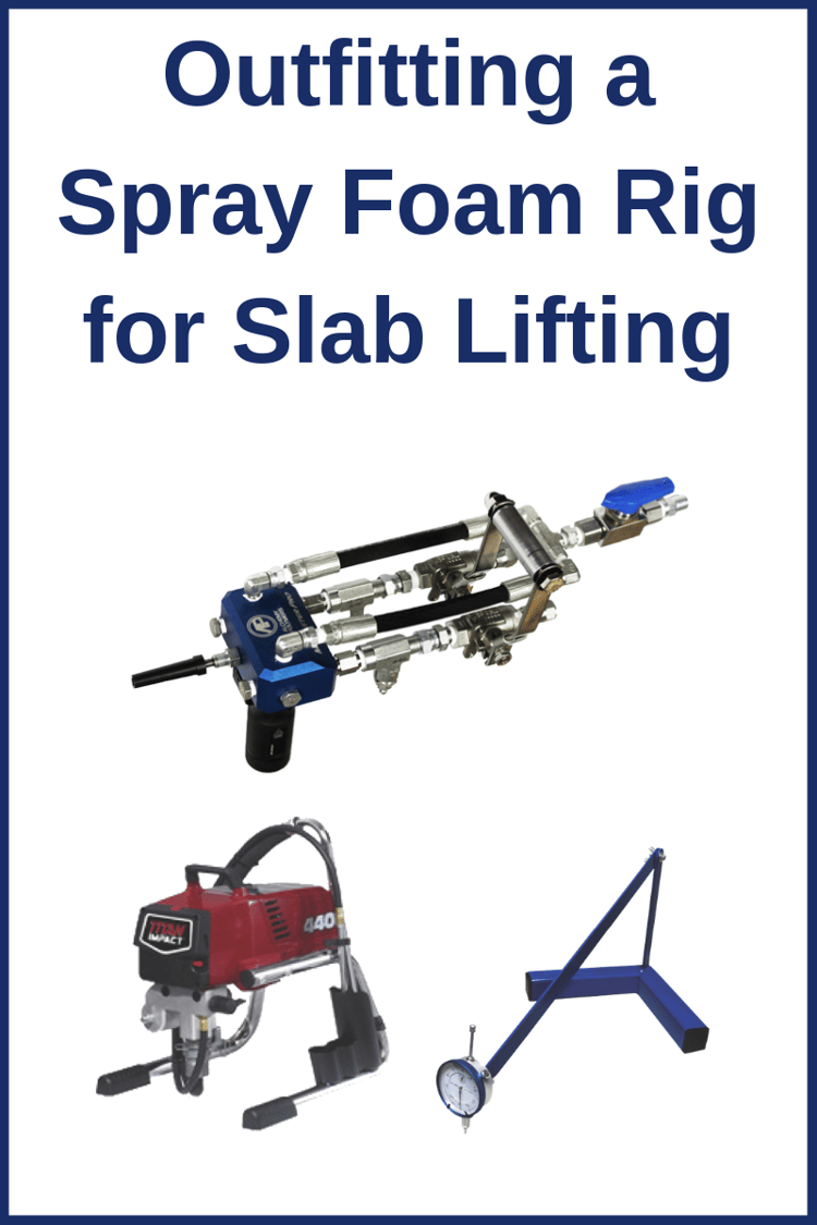 Outfitting a Spray Foam Rig for Slab Lifting
